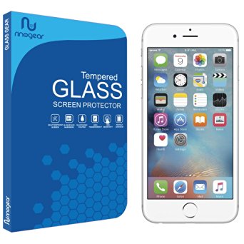 [GLASS] Apple iPhone 6 / 6S Screen Protector, RinoGear® Tempered Glass Ballistic 9H Hardness Crystal Clear