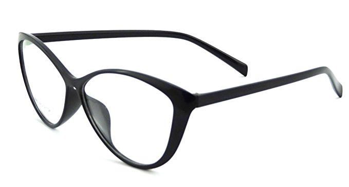 Ladies Cateye Glasses Frames Blue Blocking Clear Lens Computer Reading Glasses-5865
