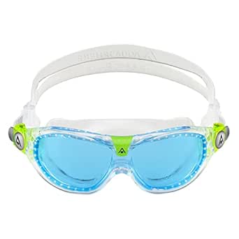 Seal Kid 2 Swim Goggles - Ultimate Underwater Vision, Comfortable, Anti Scratch Lens, Hypoallergenic - Unisex Children, Blue Tinted Lens, Transparent Frame