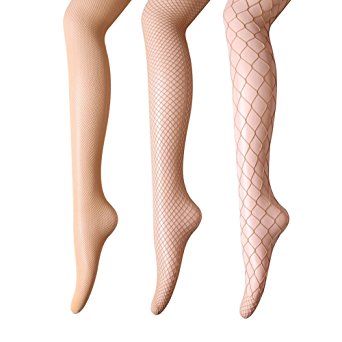 Women's Fishnet Stockings Tights - 3 to 6 Pack of Sexy Fishnets Bodystockings Pantyhose For Party, Dancing