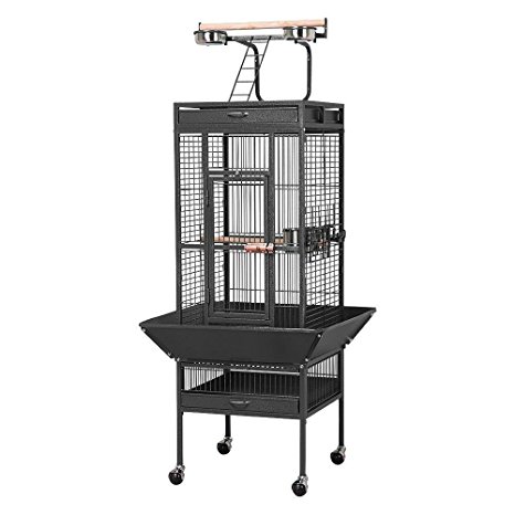 Yaheetech Pet Bird Cage Play Top Parrot Cockatiel Cockatoo Parakeet Finches