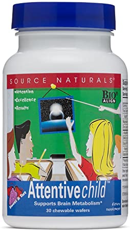 Source Naturals Attentive Child - 30 Fruit Wafers