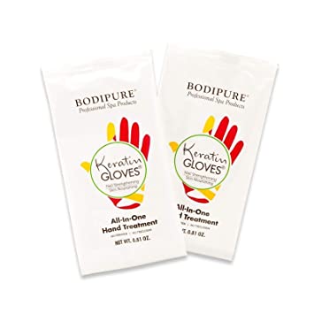 BODIPURE KERATIN GLOVES , All In One Hand Treatment (13 PACK)