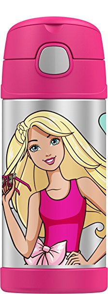 Thermos Funtainer 12 Ounce Bottle, Barbie