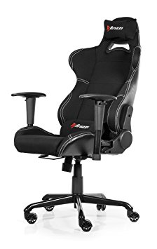 Arozzi Torretta Series Gaming Racing Style Swivel Chair, Black