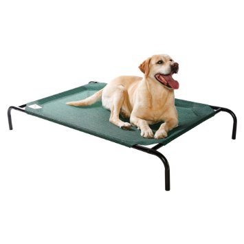 Coolaroo Elevated Pet Bed with Knitted Fabric