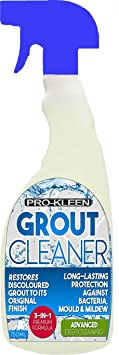 750ml Pro-Kleen Tile Grout Cleaner Restorer Reviver for Kitchen and Bathroom