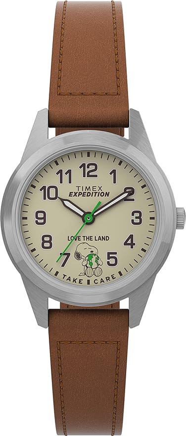 Timex Expedition x Peanuts Take Care Watch, Peanuts Take Care of The Earth, 50M, Modern