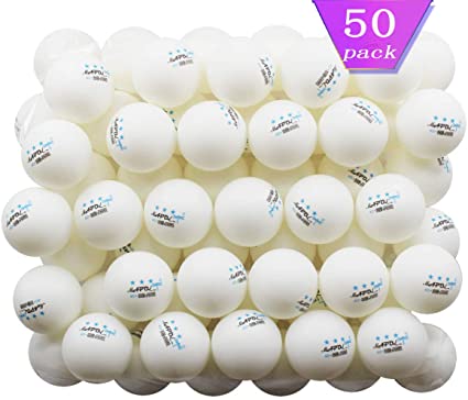 MAPOL 50 White 3-star 40mm Table Tennis Ball Advanced Training Ping Pong Balls