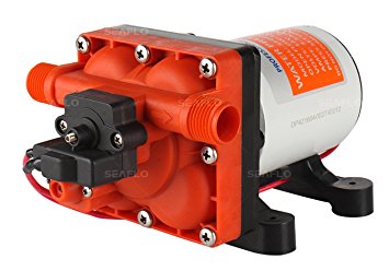 SEAFLO 42-Series Water Pressure Diaphragm Pump w/ Variable Flow For Reduced Cycling - 12V, 3.0GPM, 55PSI