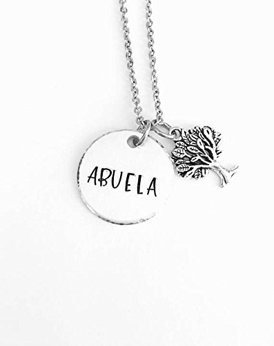 Abuela necklace - Spanish Grandma - grandchildren