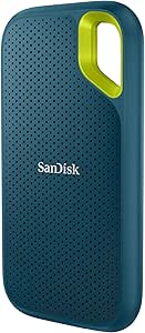 SanDisk 1TB Extreme SSD portátil, USB-C, Memoria de estado sólido NVMe externa, hasta 1050 MB/s, Clasificación IP65 de resistencia al agua y al polvo - Monterey