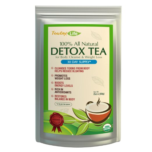Teatox Life: Premium skinny mint tea for organic colon detox, promote 14 or 28 day weight loss, liver cleanse and digestion | Made in USA| USDA Certified