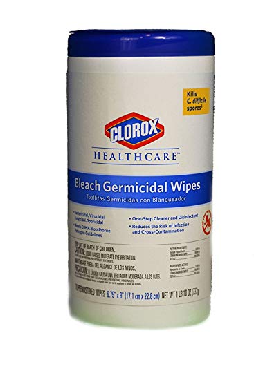 Clorox 35309pk6 Healthcare Bleach Germicidal Wipe (Pack of 6)