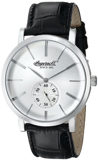 Ingersoll Men's INQ012WHSL Springfield Analog Display Swiss Quartz Black Watch