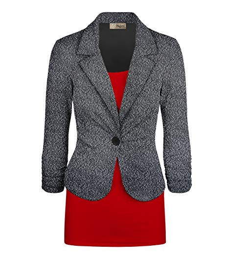 HyBrid & Company Womens Casual Work Office Blazer Jacket Made in USA