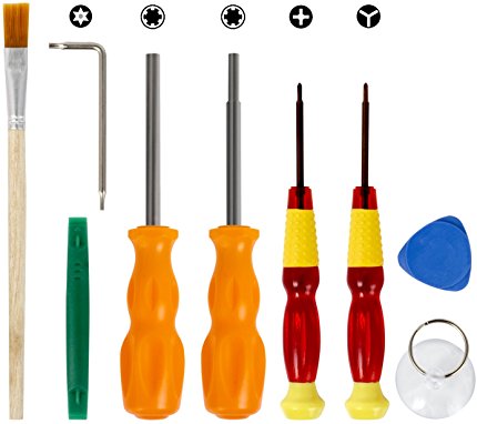 Kupton Nintendo Screwdriver Triwing Professional Full Tool Repair Kit for Nintendo Wii /DS /DS Lite /GBA/Gamecube Security Screw Driver Game Bit Set