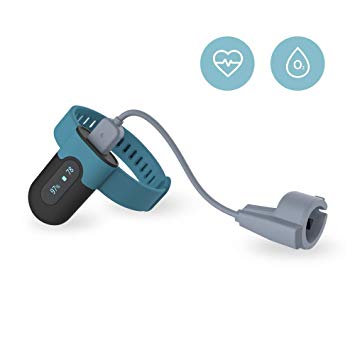 ViATOM Wrist Blood Oxygen Saturation Monitor Rechargeable(Free APP and PC Report), Adjustable Vibration Alert Low Blood O2, Bluetooth Sleep Tracker for General Wellness Use