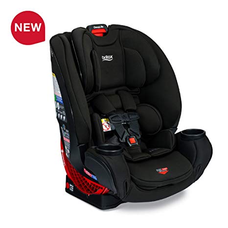 Britax One4Life ClickTight All-In-One Car Seat – 10 Years of Use – Infant, Convertible, Booster – 5 to 120 pounds - SafeWash Fabric, Eclipse Black