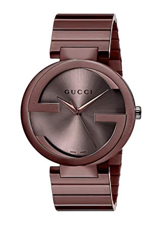 Gucci Men's YA133211 Year-Round Analog Quartz Brown Watch