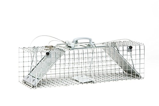 Havahart 1062 Easy Set Two Door Cage Trap for Rabbits, Skunks and Squirrels