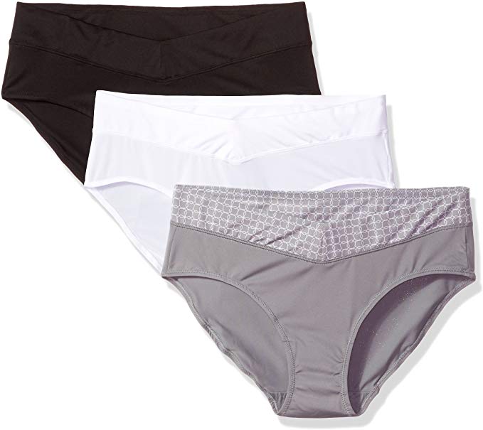 Warner's Women's Blissful Benefits No Muffin Top 3 Pack Hipster Panties