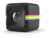 Polaroid Cube 1440p Mini Lifestyle Action Camera with Wi-Fi and Image Stabilization Black