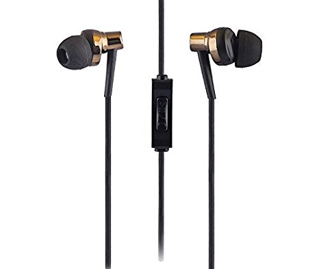 Sound One 007P GOLD In-Ear Earphones with Mic