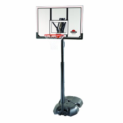 Lifetime 51544 Front Court Portable Basketball System, 50 Inch Shatterproof Backboard