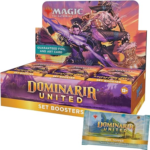 Magic: The Gathering Dominaria United Set Booster Box | 30 Packs   Box Topper Card (361 Magic Cards)