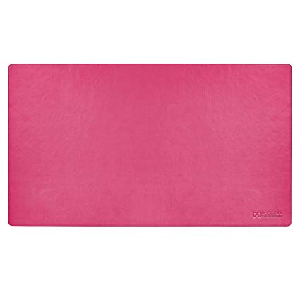 TOP RATED - Modeska 24"x14" Leather Desk Pad - Executive Blotter and Protective Mat - Mouse Pad - Pink