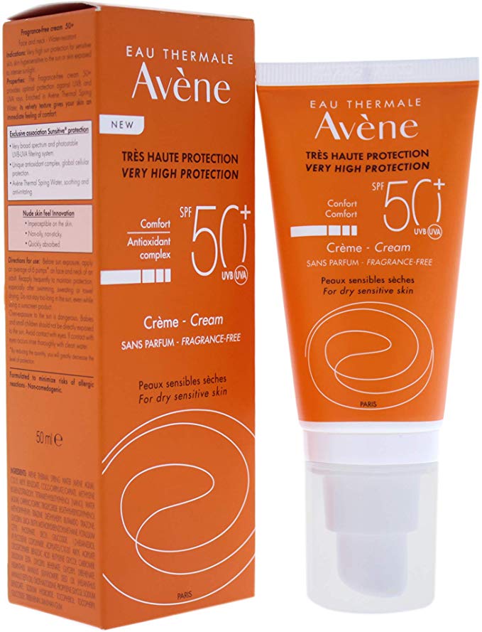 Avene Sun Care Cream with SPF 50 Plus, 50 ml