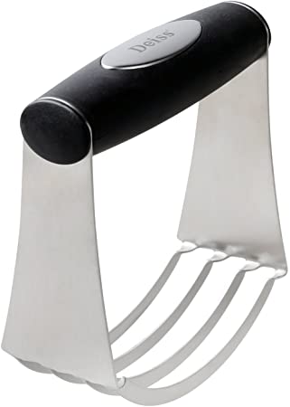 Deiss PRO Pastry Cutter - Stainless Steel Pastry Blender & Dough Cutter, Non-Slip Handle - Dishwasher Safe