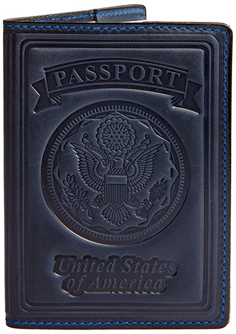 Villini 100% Leather US Passport Holder Cover Case For Men Women In 5 Colors