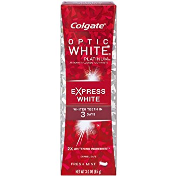 Colgate Optic White Platinum Toothpaste, Express White - 3 oz