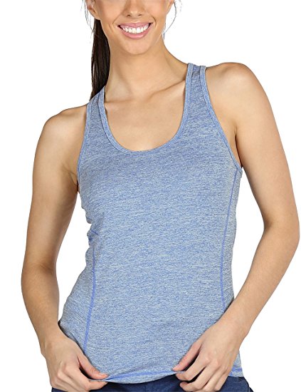 icyzone Activewear Running Workouts Clothes Yoga Racerback Tank Tops for Women