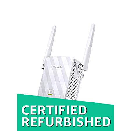 TP-Link N300 WiFi Range Extender with External Antennas and Compact Design (TL-WA855RE) (Certified Refurbished)