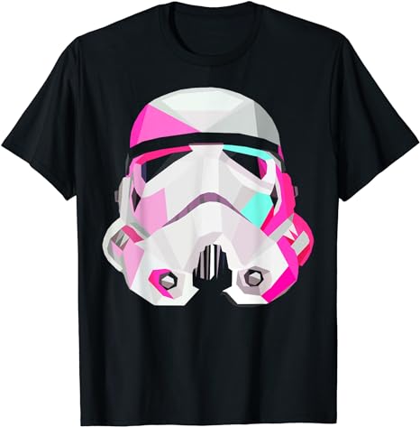 Star Wars Stormtrooper GeometricPrism Helmet Graphic T-Shirt T-Shirt