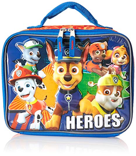 Paw Patrol B18PP38353TU Heroes Lunch Bag Tote, One Size, Blue Fashion, Multi