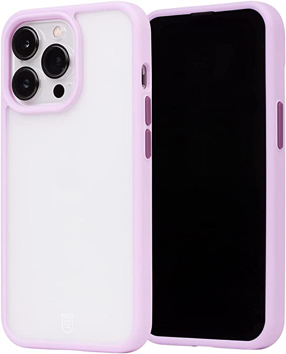 BodyGuardz Elements E13 Case for iPhone 13 Pro, Shockproof with Camera Lens Protection, Supports Wireless Charging - Lavender