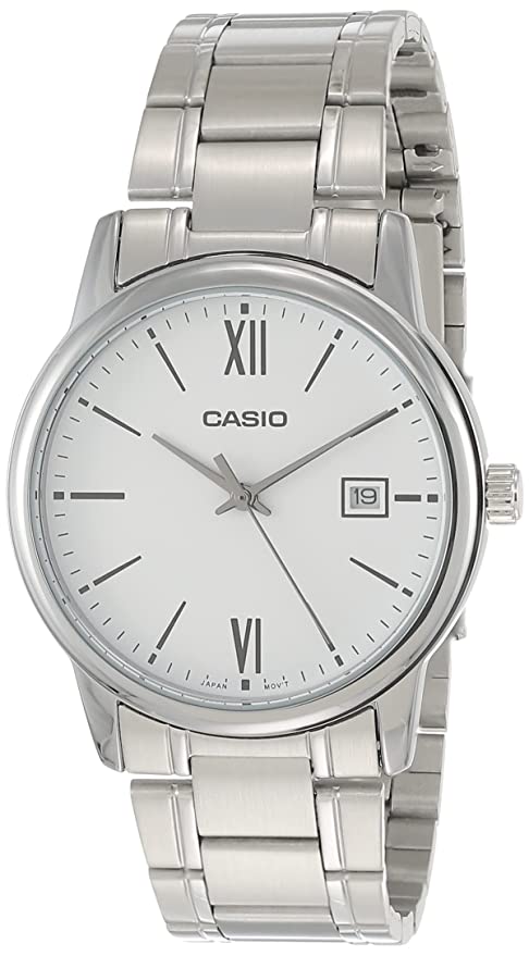 Casio Analog White Dial Men's Watch-MTP-V002D-7B3UDF