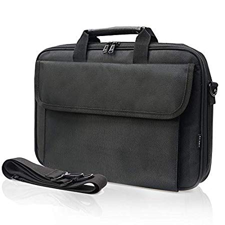 ROTANET Laptop Bag,11.6 to 15.6 Inch Laptop and Tablet Shoulder Bag Case - Waterproof Business Messenger Briefcase for Men and Women (Black)