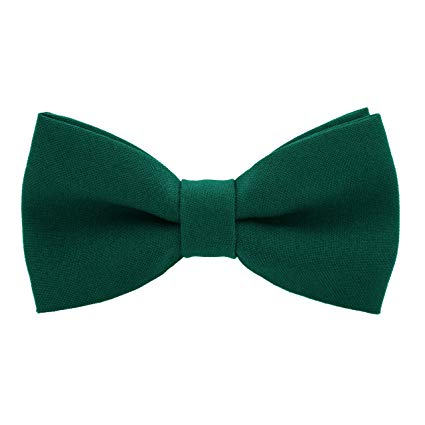 Classic Pre-Tied Bow Tie Formal Solid Tuxedo for Adults & Children, by Bow Tie House