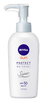 Nivea Sun Protect Super Water Gel SPF 50PA Face and BodyPump Type 140 g Japan Import