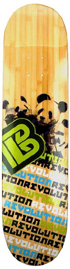 Bamboo Skateboards Hard Good Panda Revolution Short Board