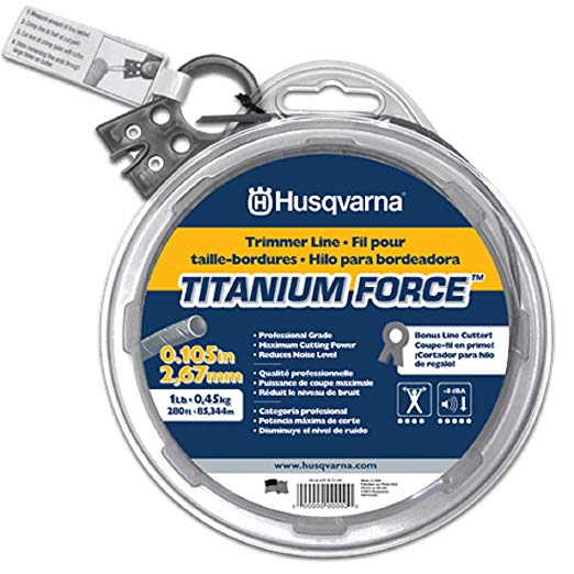 Husqvarna 639 00 51-05 TitaniumForce Trimmer Line - 1-Pound .105-Inch
