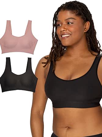 Fruit of the Loom Women's Everyday Smooth Wireless Bra, Full Coverage Shaper Bralettes with Strategic Support for Comfort