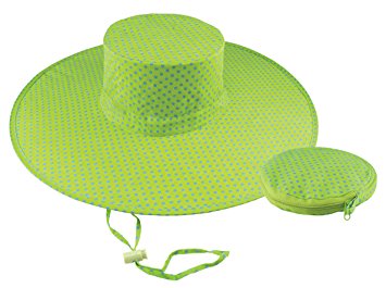 Wide Brim Twist Sun Hat with Chin Cord and Fabric Bag for Gardening, Women, 40C2