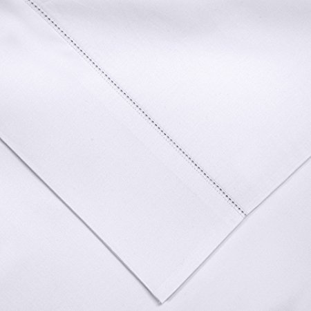 Pointehaven 800 Thread Count Pima Cotton Pillowcases, Standard, White