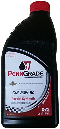 Brad Penn Penngrade 1 Oil 20W-50 Motor Oil - 1 Quart Bottle